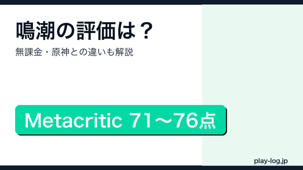 鳴潮（Wuthering Waves）評価・始め方のアイキャッチ画像