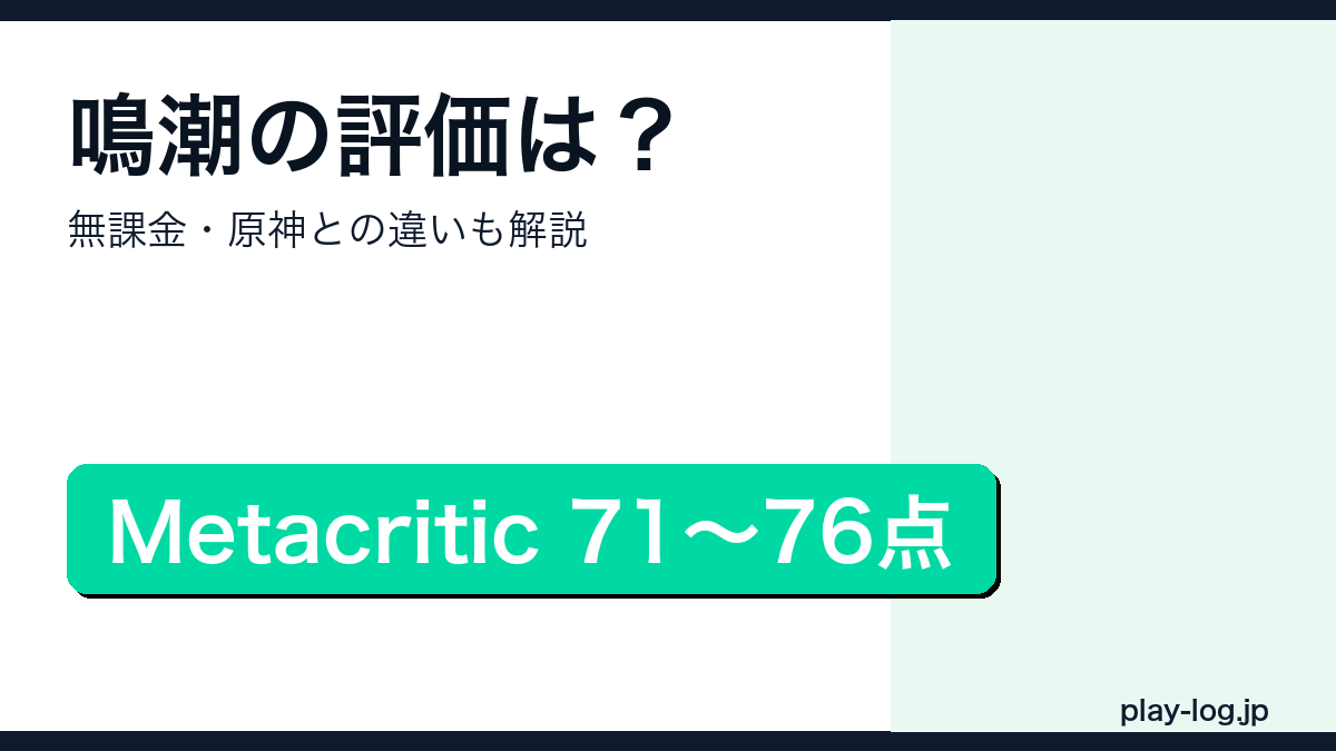 鳴潮(Wuthering Waves)評価・始め方のアイキャッチ画像