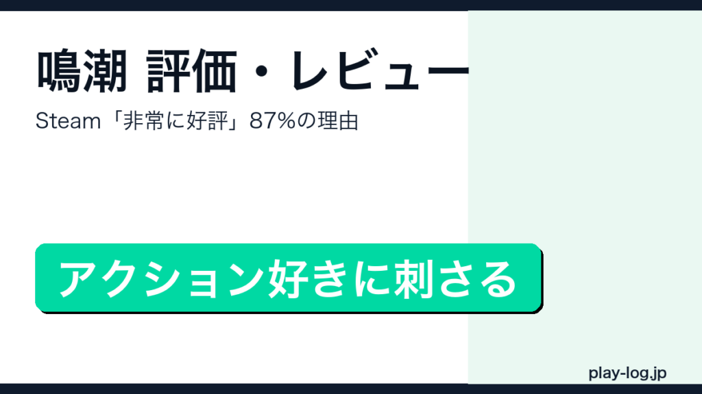 鳴潮（Wuthering Waves）の評価・レビュー・賛否を解説するアイキャッチ画像
