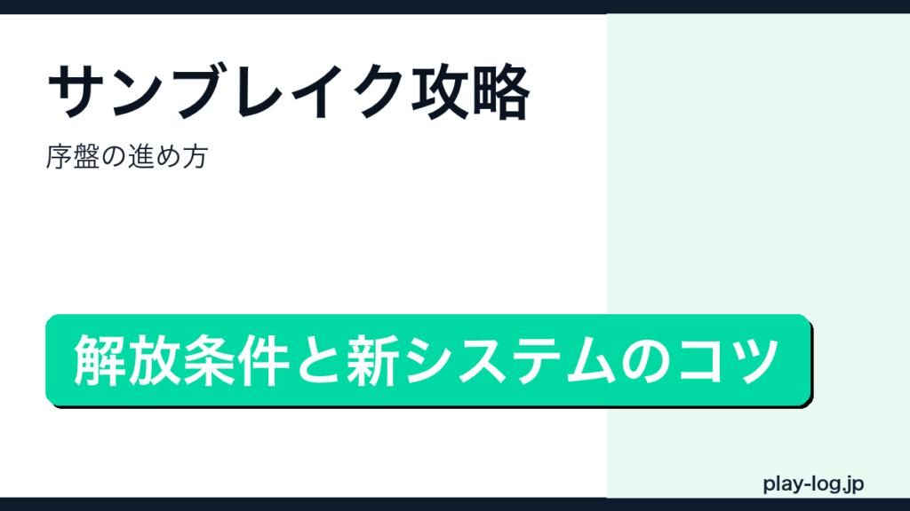 モンスターハンターライズ：サンブレイク攻略・序盤の進め方のアイキャッチ画像